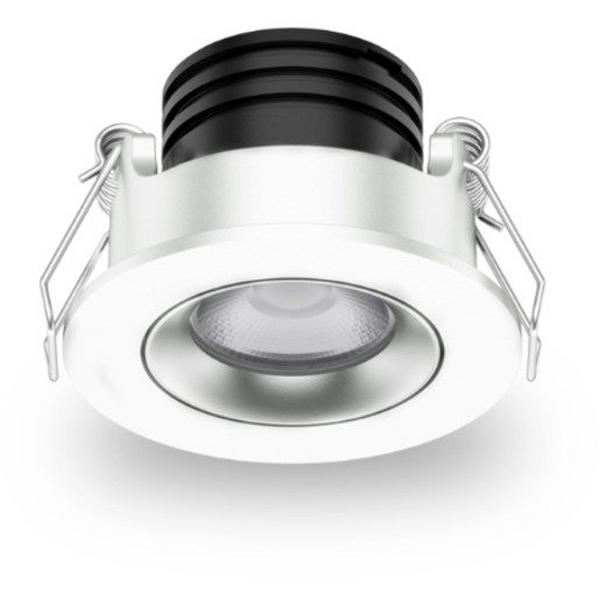 Downlight LED 4W 24VDC Warm White Cv Mini Adjustable White, Ideal Electrical Catalogue Light Fittings Downlight Downlight Spot Floodlight - Construction Supplies Australia