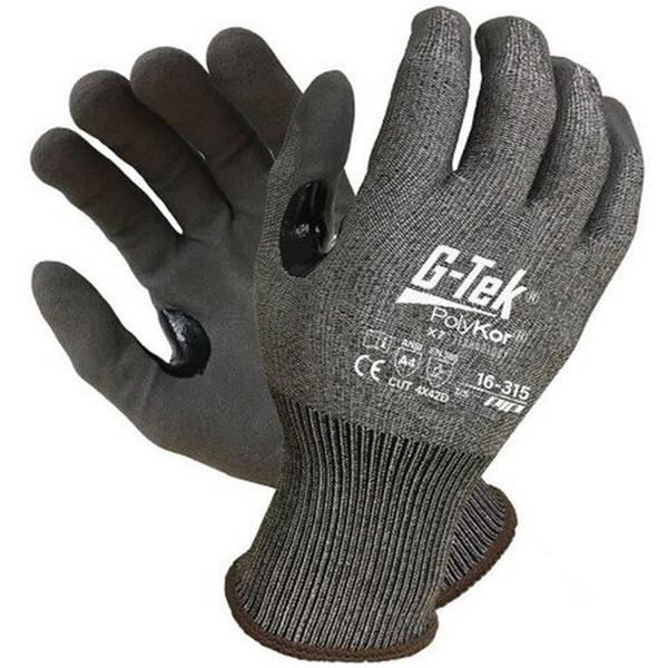 Gloves G-Tek Polykor X7 18 Gauge Nitrile Size M 8, Ideal Electrical Catalogue Safety Personal Protection Protective Glove - Construction Supplies Australia