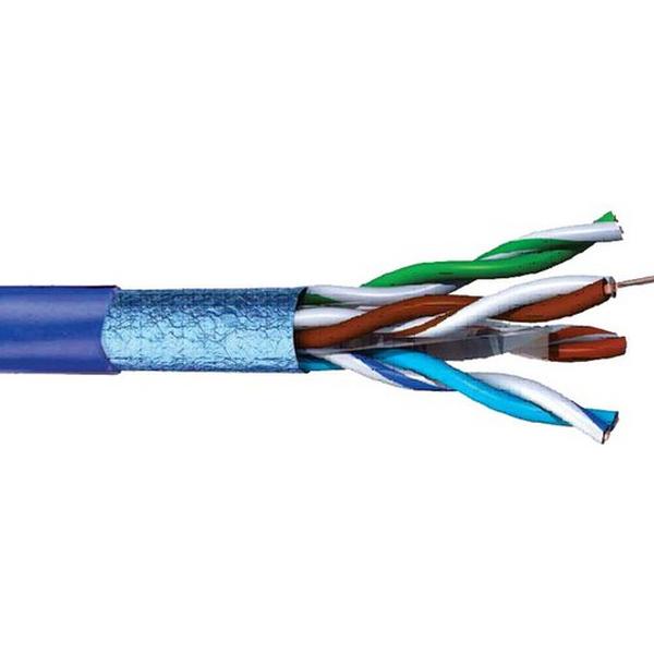 Cable LAN Cat6A F/UTP Blue 305M LSZH, Ideal Electrical Catalogue Cable Data Cable Cat 5 6 7 - Construction Supplies Australia