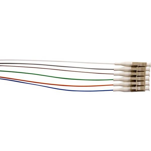 LC OM4 50Um Pigtails - 900Um 2M C6Pk, Ideal Electrical Catalogue Data Communications Fibre Pigtail - Construction Supplies Australia