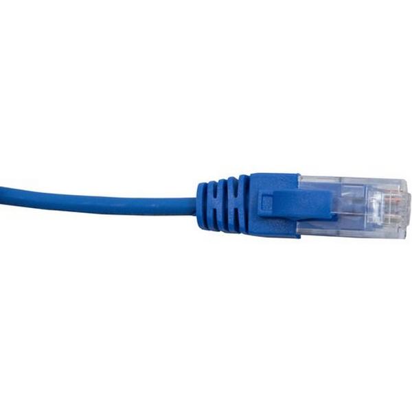 Patch Lead Cat6 28Awg Blue 1.5M Slim, Ideal Electrical Catalogue Data Communications Copper Patch Cord Copper Twisted Pair - Construction Supplies Australia