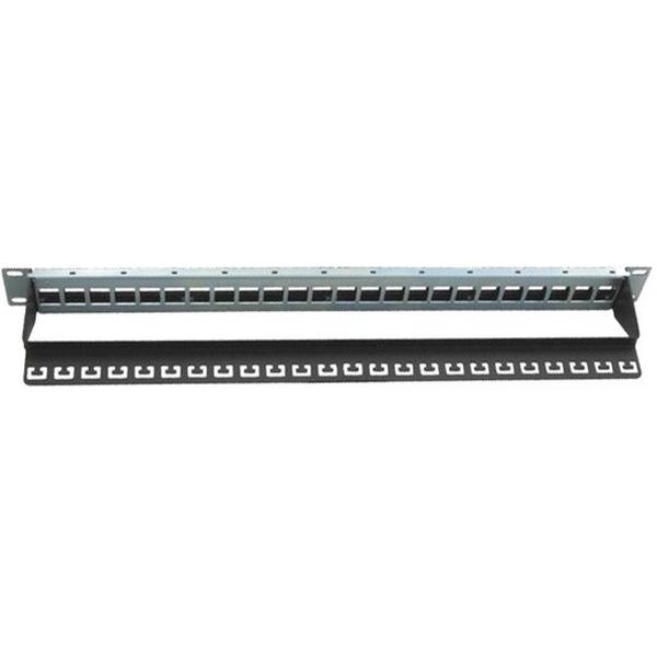 24 Port Patch Panel Category 6A UTP, Ideal Electrical Catalogue Data Communications Copper Patch Panel Copper Twisted Pair - Construction Supplies Australia