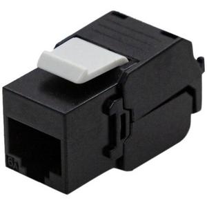 CAT6A UTP KEYSTONE OUTLET BLACK BAG 10