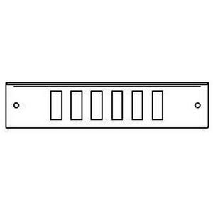 ADAPTOR PLATE 6XSCD WHITE FOR MUTO LARGE