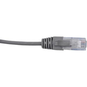 PATCH LEAD CAT6 28AWG SLIM 1M GREY