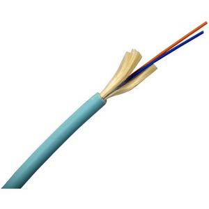 2F INDOOR OUTDOOR RISER CABLE OM3 AQUA