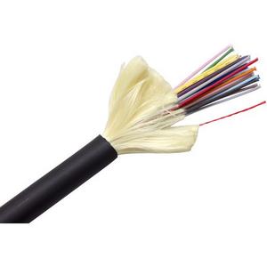 24F INDOOR/OUTDOOR RISER CABLE OM3 BLACK