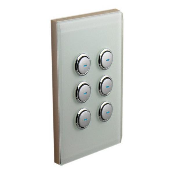 C-Bus Key Input Saturn A Series 6 Key Gf, Ideal Electrical Catalogue Industrial Bus System Touch Sensor For Bus System - Construction Supplies Australia