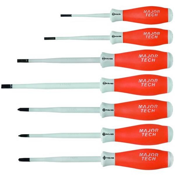 7 Pce 1000V Slimline Screwdriver Set With Terminal Posi Driver, Ideal Electrical Catalogue Tools Instrumentation Hand Tools Screwdriver Set - Construction Supplies Australia