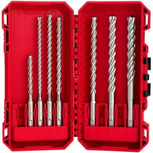 SDS PLUS MX4 4-CUT DRILL BIT 7PC SET