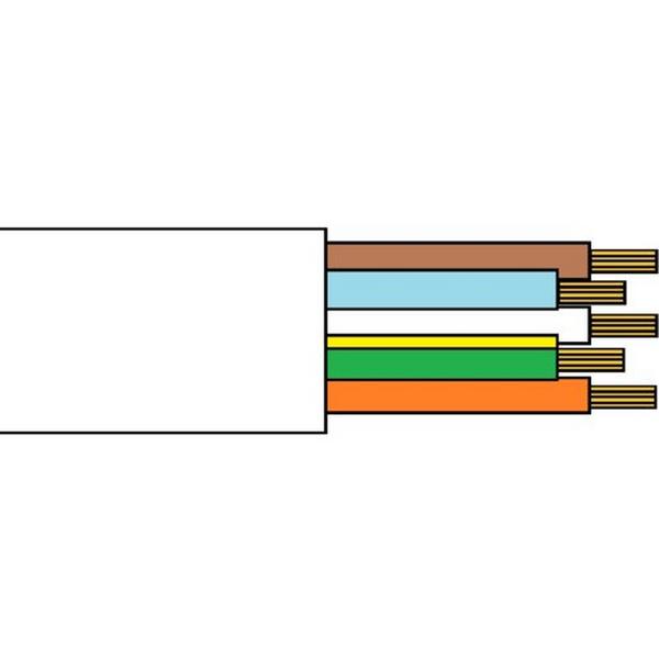 1.55Codfxwh Cable Flex Ordinary Duty 1.5mm 30/0.25 5 Core White, Ideal Electrical Catalogue Cable Flexible Cable Flexible - Construction Supplies Australia
