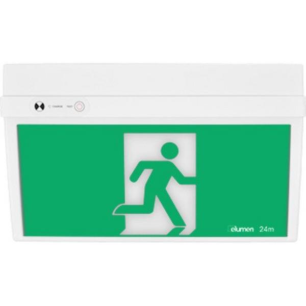 Emergency Exit Wide Box Ceiling Mounted Wanda, Ideal Electrical Catalogue Light Fittings Emergency Exit Emergency Luminaire - Construction Supplies Australia