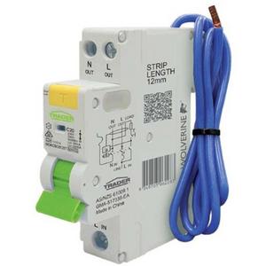 RCBO 6KA 1 POLE 20A 230V 240V 30MA TYPE A 1 MODULE NEUTRAL TAIL
