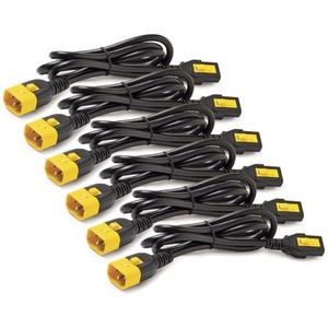 POWER CORD KIT (6 EA), LOCKING, C13 TO C14, 0.6M, BLUE