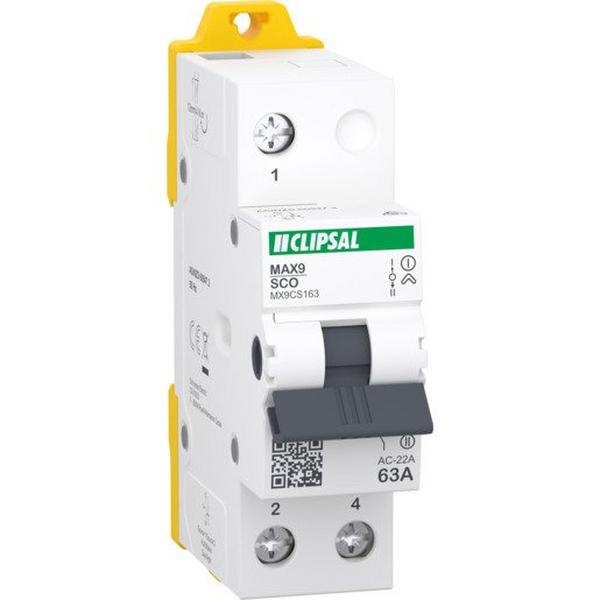 Max9 Changeover Switch I-O-Ii 1P 63A, Ideal Electrical Catalogue Power Distribution Distribution Boards Distributor Assembly Switch - Construction Supplies Australia