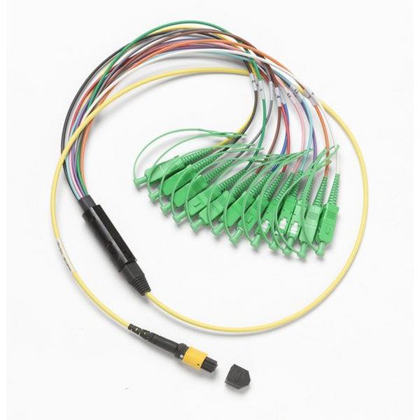 1 M Breakout Cord For Sm Mpoapc Unpinned Scapc Connector, Ideal Electrical Catalogue Data Communications Fibre System Patchcord Optic Fibre - Construction Supplies Australia