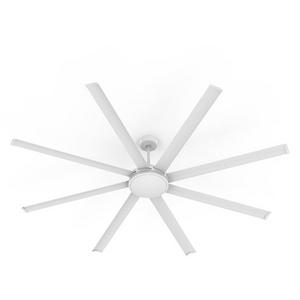 CEILING FAN DC 92"/2133MM 80W 8 BLADE WHT CYCLONIC