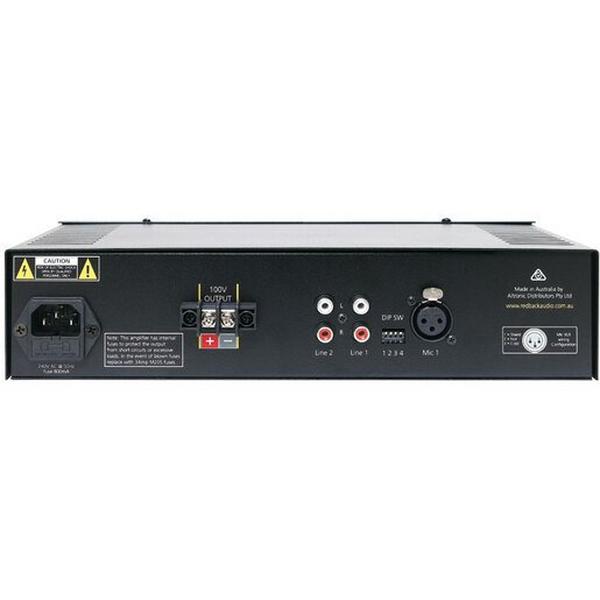 Public Address Amplifier 30W 2 Channel Desk Mount, Ideal Electrical Catalogue Av Security Detection Doorbell Entry Control Amplifier For Public Address System - Construction Supplies Australia