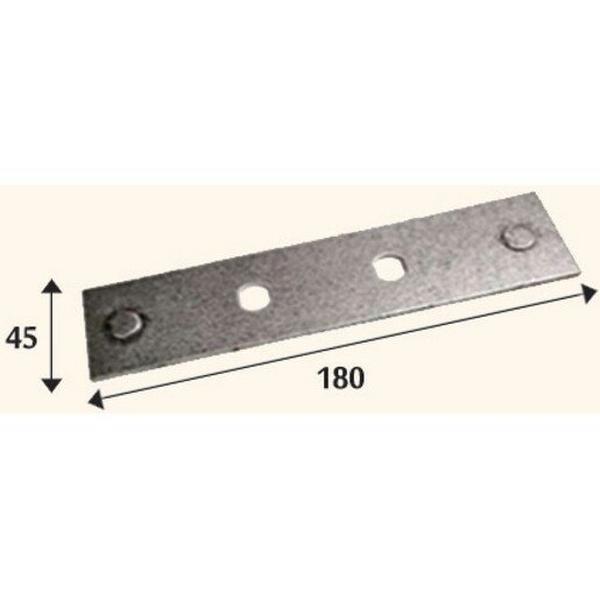 Dt3 Splice Plate Galvabond, Ideal Electrical Catalogue Cable Management Cable Support Accessories Spare Parts For Cable Carrying System - Construction Supplies Australia