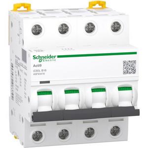 ACTI9 IC60L 4P B 16A MCB