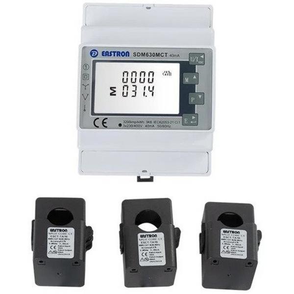 Three Phase Smart Meter 120A/40mA With Ct, Ideal Electrical Catalogue Energy Management Solar Monitoring Solar Metering Monitoring - Construction Supplies Australia