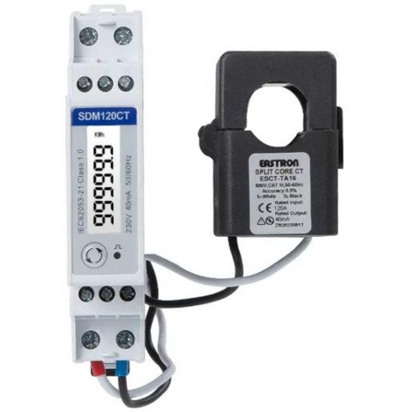 Single Phase Smart Meter 120A/40mA With CT, Ideal Electrical Catalogue Energy Management Solar Monitoring Solar Metering Monitoring - Construction Supplies Australia