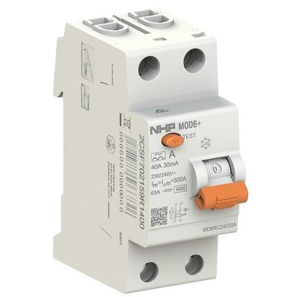 Mod6+ RCCB 1P+N 63A 30mA Type A 36mm, Ideal Electrical Catalogue Power Distribution Circuit Breakers Residual Current Earth Leakage Devices Rcd Rccb Elcb - Construction Supplies Australia