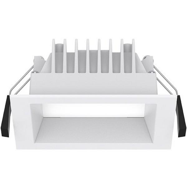 Downlight LED 10W Tri Colour 90mm IP54 Dim White Square Aurora, Ideal Electrical Catalogue Light Fittings Downlight Downlight Spot Floodlight - Construction Supplies Australia