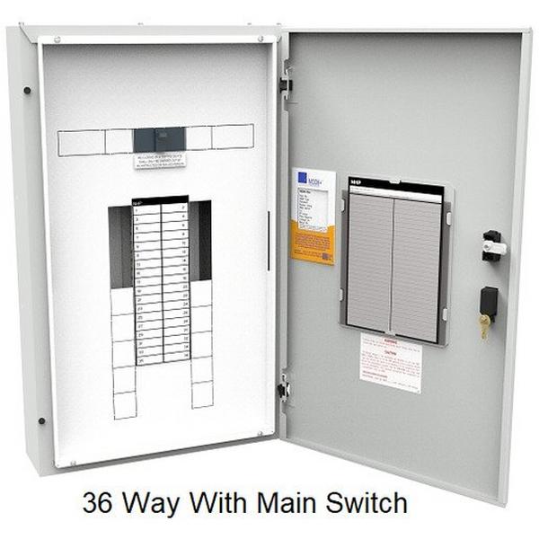 Mod6+ One Pboard DIN 60W 160A Msw 5M-1080mm L/Grey, Ideal Electrical Catalogue Power Distribution Distribution Boards Small Distribution Board - Construction Supplies Australia