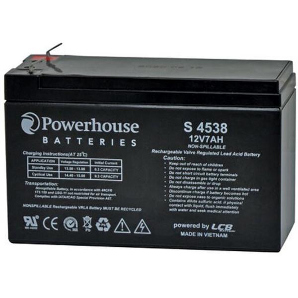 Battery Rechargeable Sealed Lead Acid 12V 7Ah 4.8mm Terminals, Ideal Electrical Catalogue Electrical Appliances Batteries Battery Sealed Lead Acid - Construction Supplies Australia