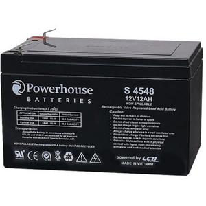 BATTERY RECHARGEABLE SEALED LEAD ACID 12V 12AH 6.3MM TERMINALS