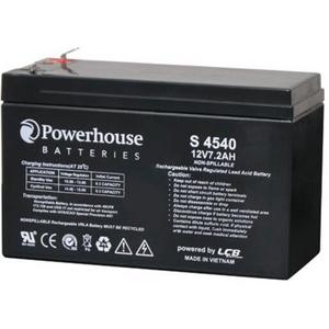 BATTERY RECHARGEABLE SEALED LEAD ACID 12V 7.2AH 4.8MM TERMINALS