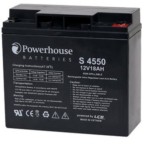 Battery Rechargeable Sealed Lead Acid 12V 18Ah M5/F13, Ideal Electrical Catalogue Electrical Appliances Batteries Battery Sealed Lead Acid - Construction Supplies Australia
