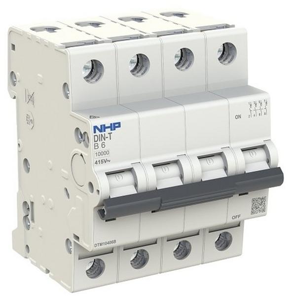 DIN-T MCB 10KA 4P 16A C CURVE, Ideal Electrical Catalogue Power Distribution Circuit Breakers Miniature Circuit Breaker Mcb - Construction Supplies Australia
