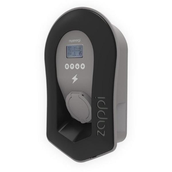 V2.1 Zappi Multiphase (7Kw/22Kw) Untethered Black, Ideal Electrical Catalogue Energy Management Solar Ev Charging Ev Charger - Construction Supplies Australia