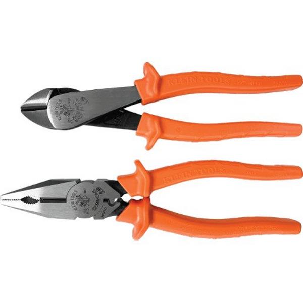Pliers Linesman Insulated And Cutting Nippers Twin Pack, Ideal Electrical Catalogue Tools Instrumentation Hand Tools Pliers End Cutting - Construction Supplies Australia