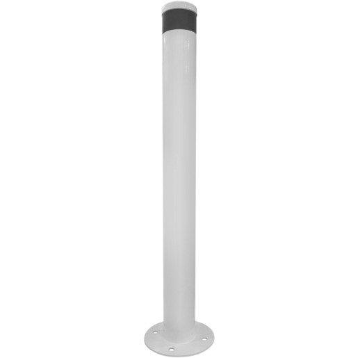 Not specified PWBOLW | 90MM SURFACE MOUNTED WHITE BOLLARD WITH FIXING ...