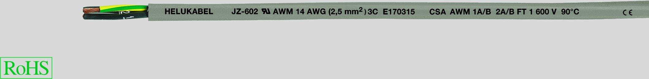 83012, PVC-Steuerleitung UL/CSA JZ-602 4G25 (4 AWG) Grau