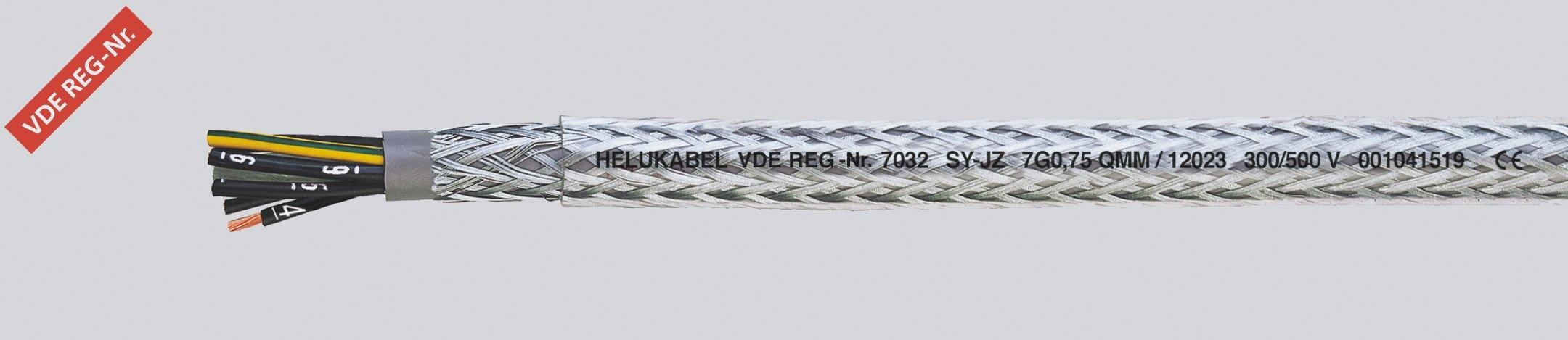 12043, PVC-Steuerleitung SY-JZ 12G1 Transparent