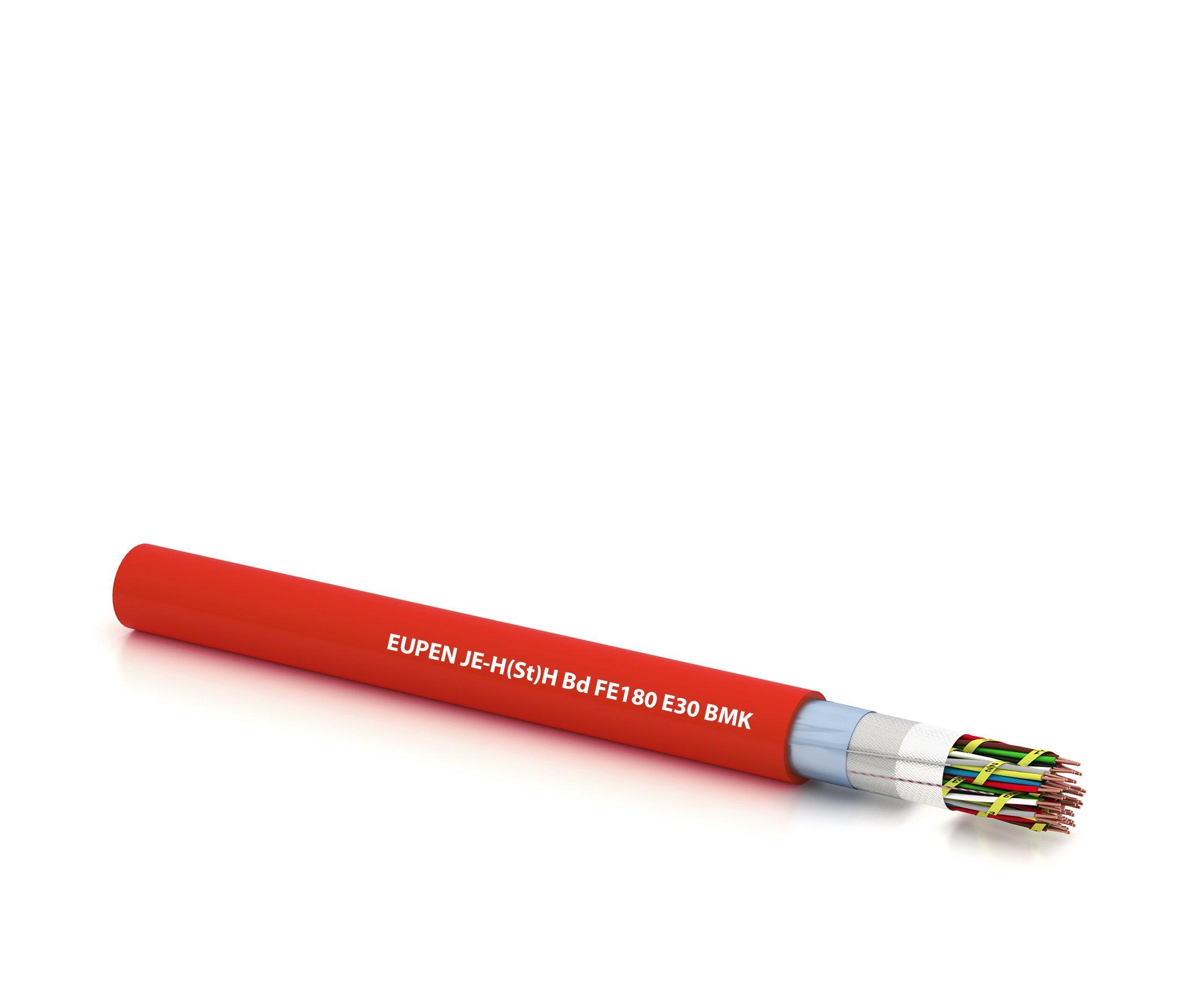 E30 2X2X0,8 ROT, Eucasafe JE-H(ST) H...Bd FE 180 E30 rot Brandmelde T1000