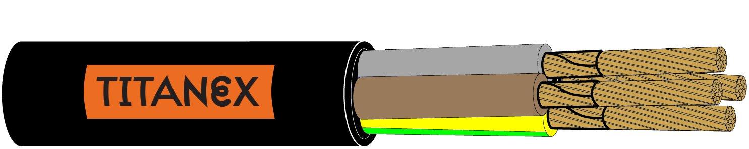 TITANEX 3G2,5, H07RN-F Gummischlauchleitung R50