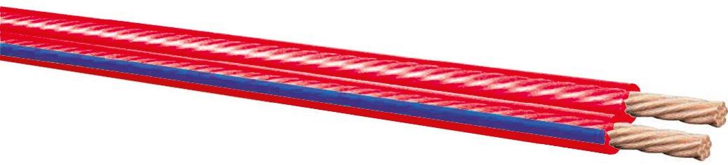 FL-LIY 2X1,5 BL/ROT, LAUTSPRECHERKABEL (DRÄHTE 0,25) R100