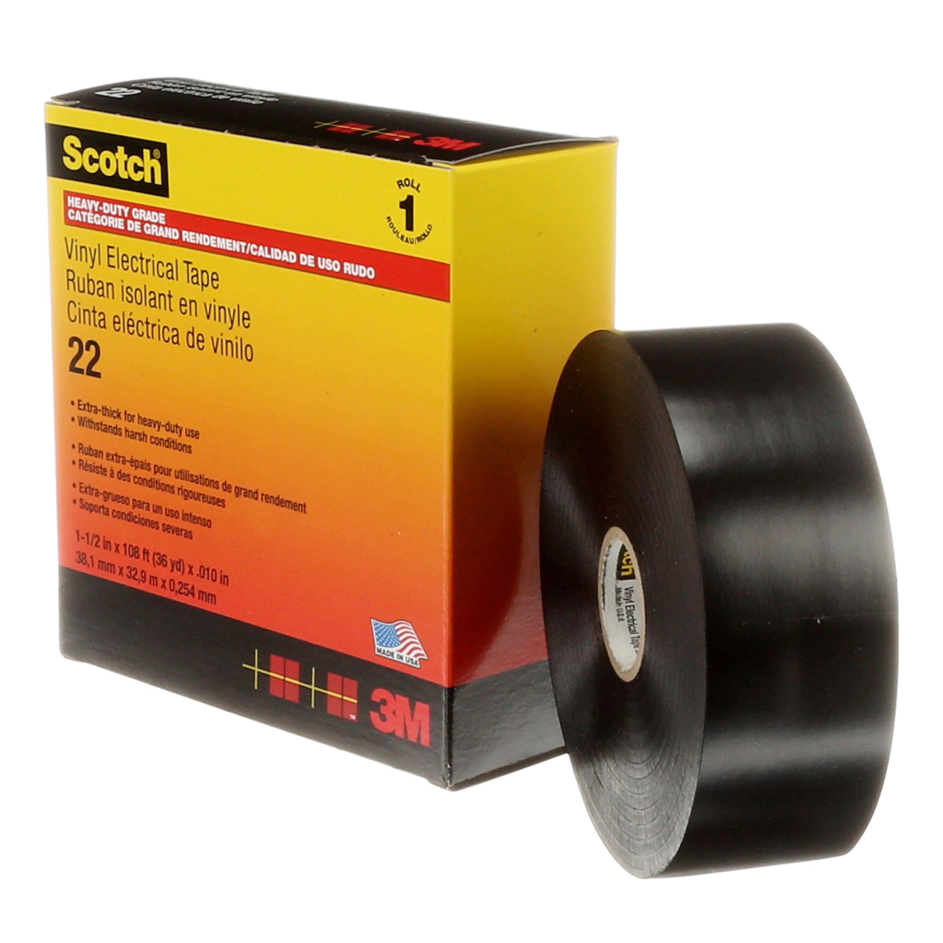 SCOTCH22-38X33, 22 Vinyl Elektro-Isolierband 38 mm x 33 m Preis per Rolle (Spule)