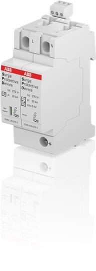 OVR T2 1N 40-275 P TS QS, SPD Typ 2 für 230/400V TT-1Phasig 1P+N, Imax 40kA, In 20kA, Up 1, 25kV, TS