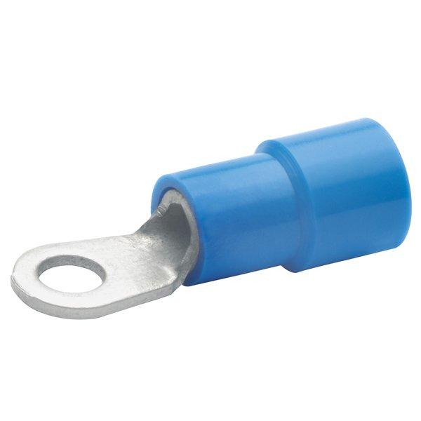 6306, Quetschkabelschuh isoliert, M6 DIN 46237, Isolierhülse PA, 1,5-2,5 mm²