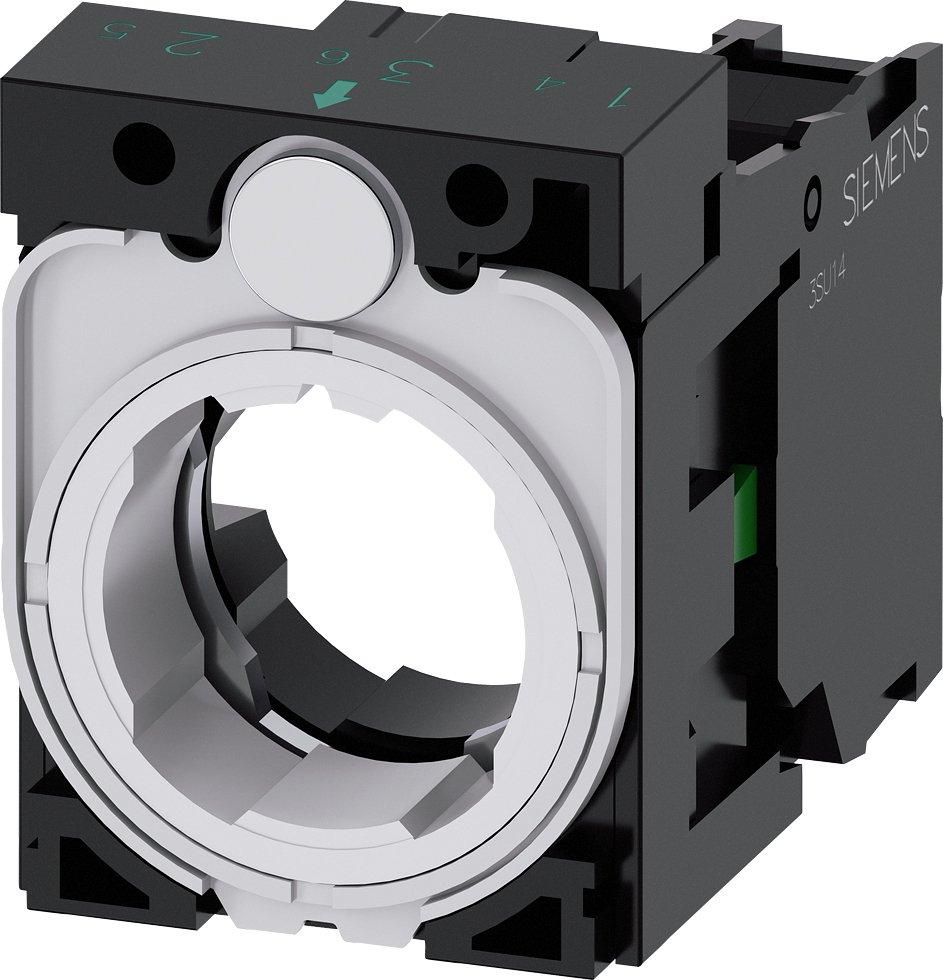 3SU1500-1AA10-1BA0, Halter für 3 Module, 1S