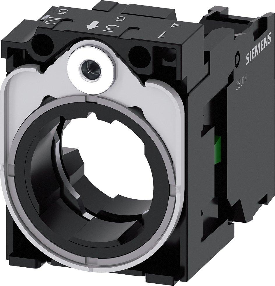 3SU1550-1AA10-1BA0, Halter für 3 Module, Metall, 1S