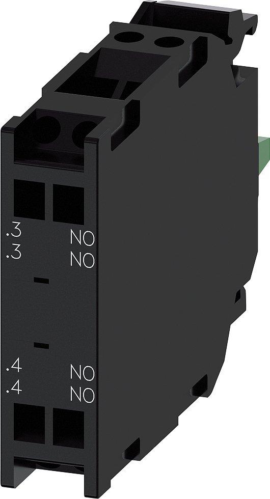 3SU1400-1AA10-3DA0, Kontaktmodul mit 2 Schaltgliedern, 2S