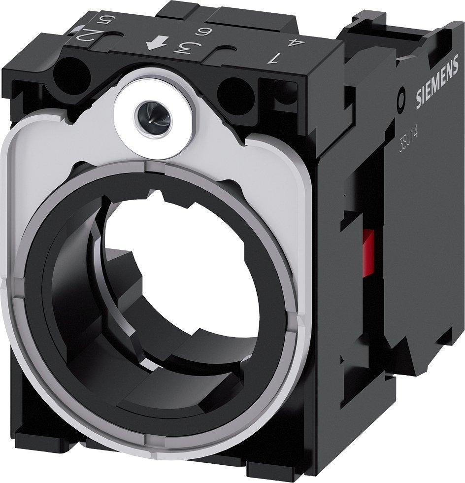 3SU1550-1AA10-1CA0, Halter für 3 Module, Metall, 1Ö