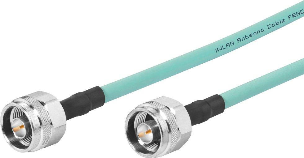 6XV1875-5AH10, IWLAN 2x N-Connect Male/Male flexible Verbindungsleitung, 1m